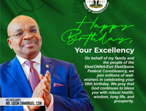 ETTEH CELEBRATES UDOM EMMANUEL AT 58