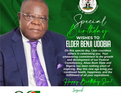 CELEBRATING ELDER BEN UDOBIA