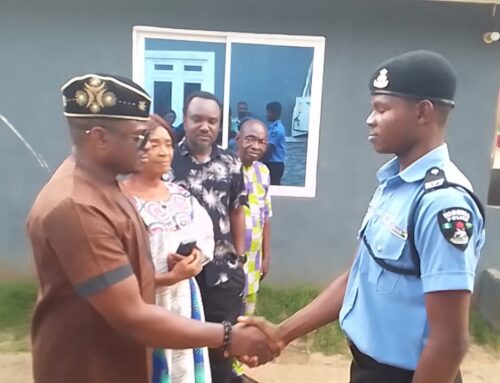 CHIEF ENODIEN COMMENDS REP. OKPOLUPM ETTEH FOR FACILITATING POLICE RECRUITMENT OF OFFICER ENOCH ABRAHAM